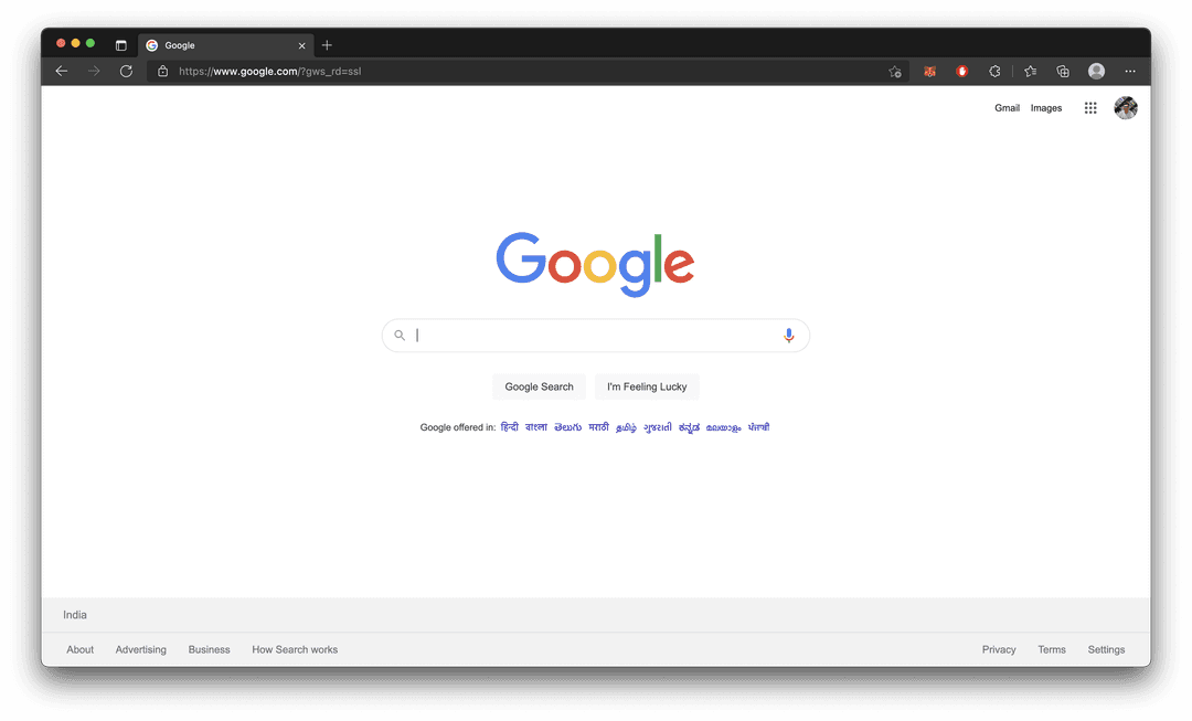 Opening metamask.